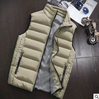 Men's vest fashion slim cotton vest men new men's cotton vest - Mubimart