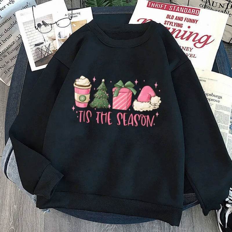 European Size Seasonal Sweatshirt Christmas - Mubimart