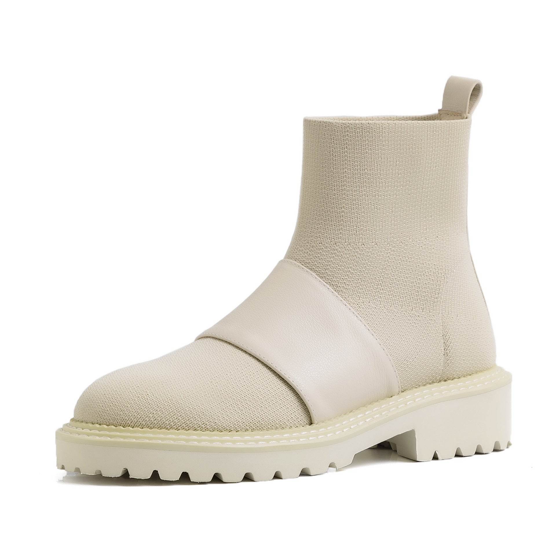 Single boots socks boots women boots - Mubimart