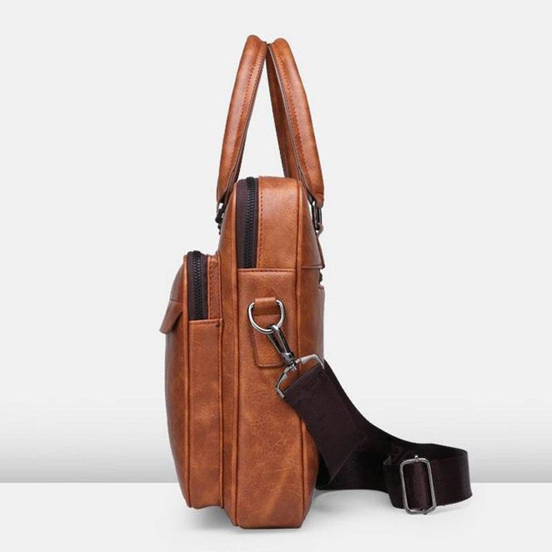 Men's Handbag Simple Business Briefcase - Mubimart