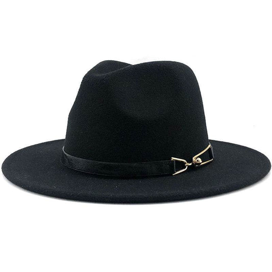 Popular Fedora British Vintage Top Fashion Ladies Woolen Hat - Mubimart