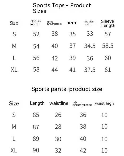 Long Sleeve Top Yoga Trousers Workout Exercise Outfit - Mubimart