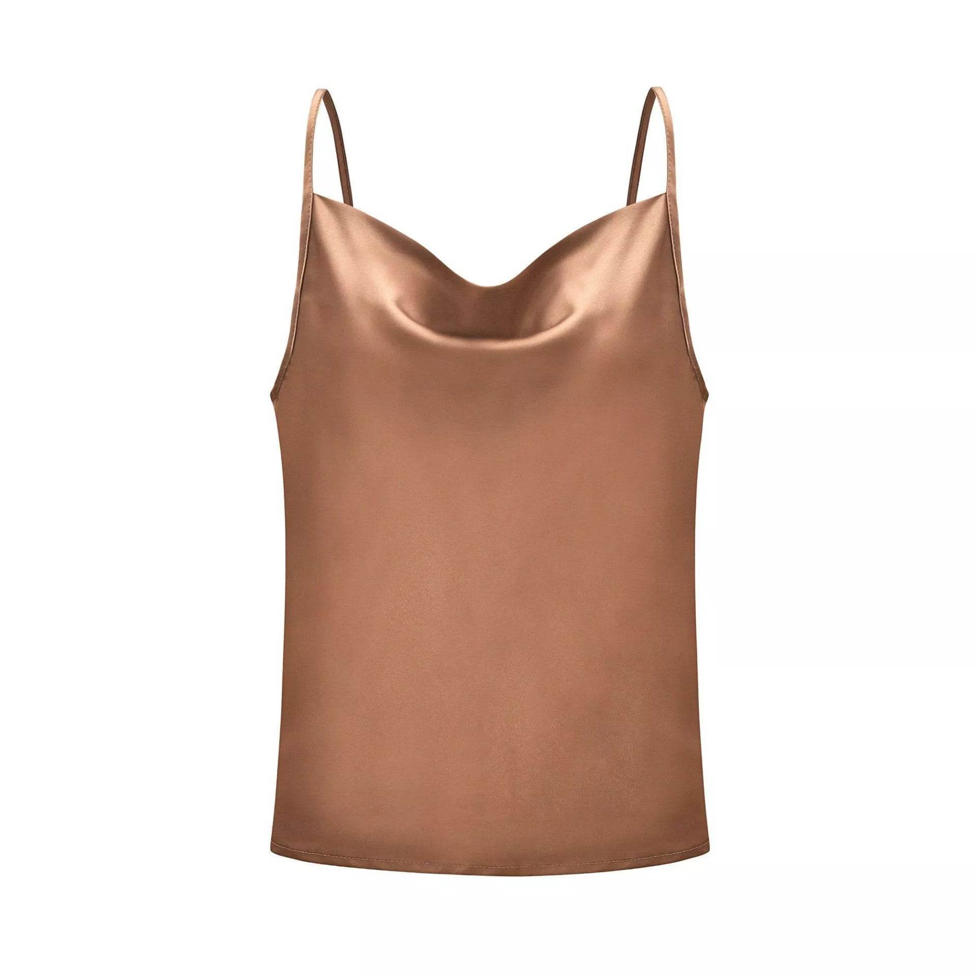 Solid color camisole - Mubimart