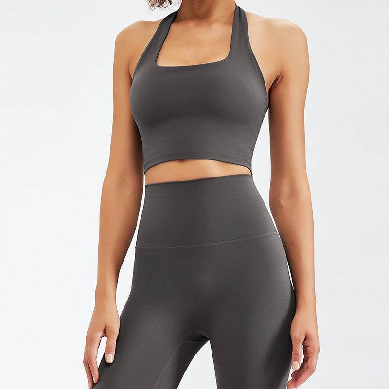 Yoga Top Women's Comfortable Sports Nylon Workout Clothes - Mubimart