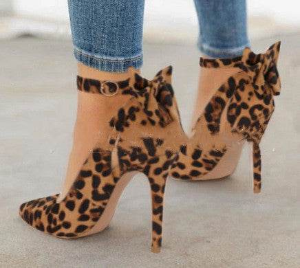 Women's bow stiletto heels - Mubimart