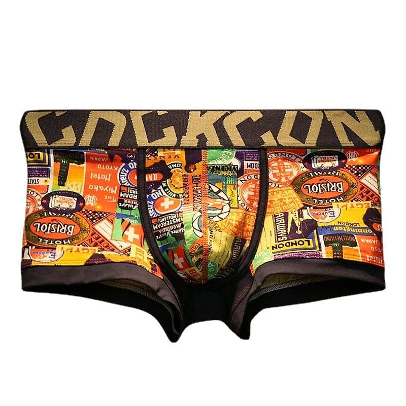 Men's Underwear Boxers Cotton Trendy - Mubimart