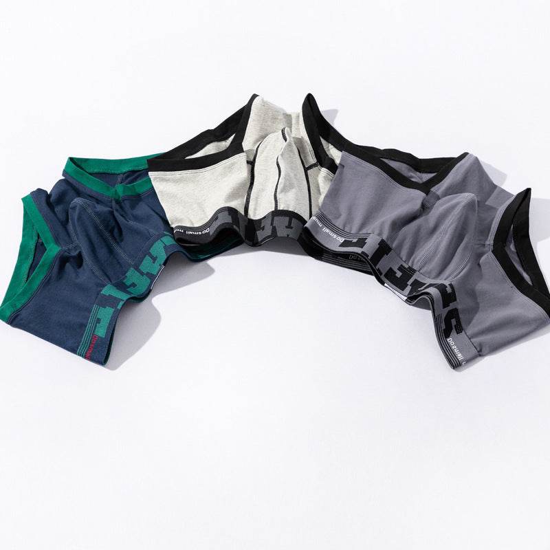 Men's Boxers Cotton Low Waist - Mubimart