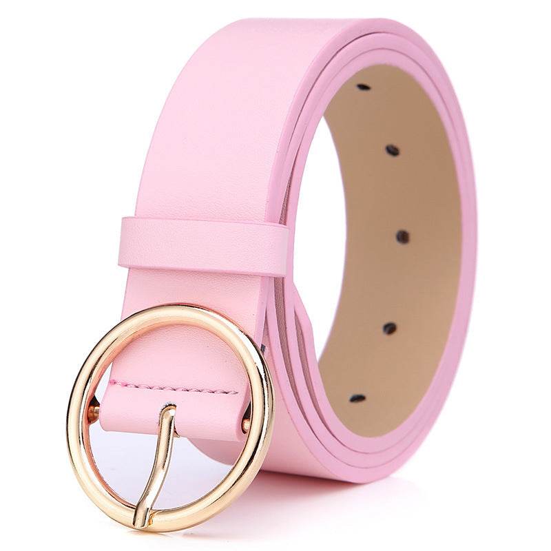 Round belt personalized Korean belt - Mubimart