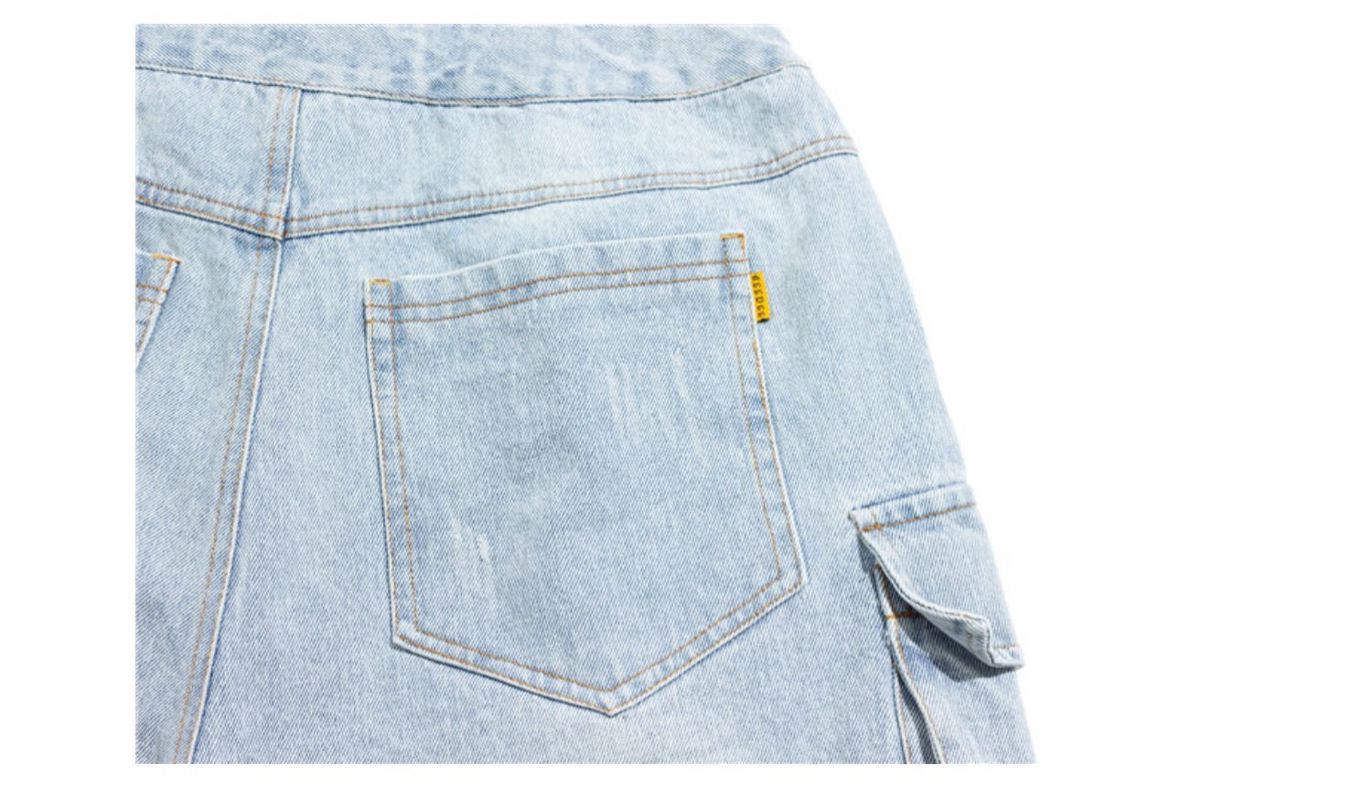 Lockere Jeansshorts für Herren