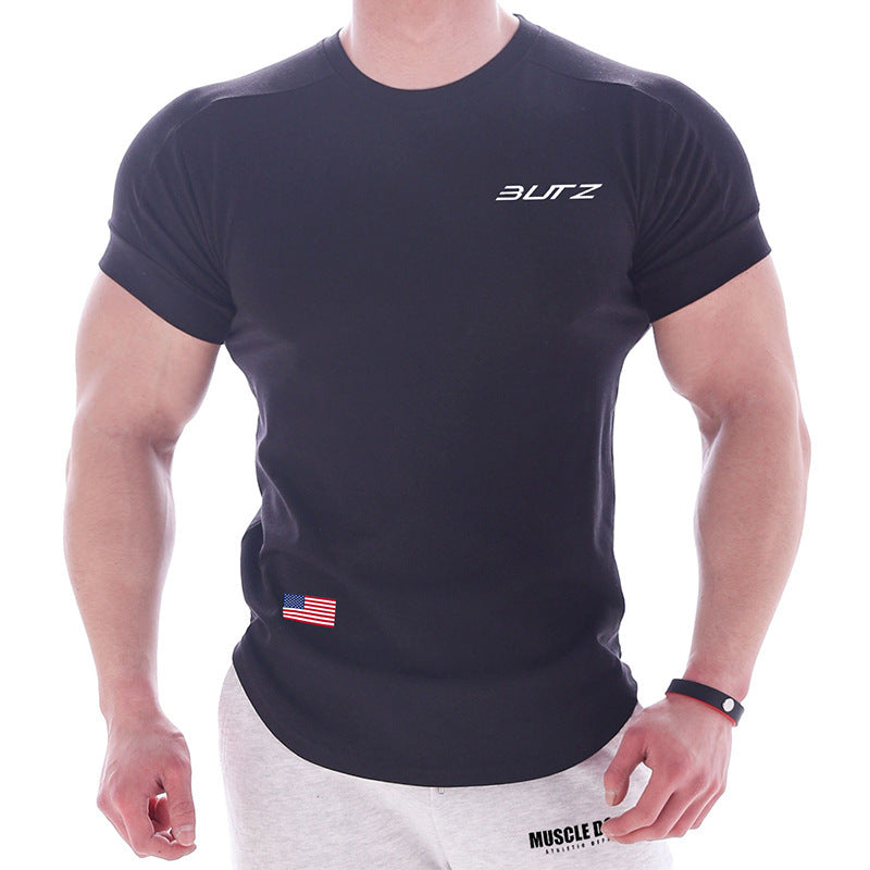 Quick-drying Workout Short Sleeve Men's T-shirt