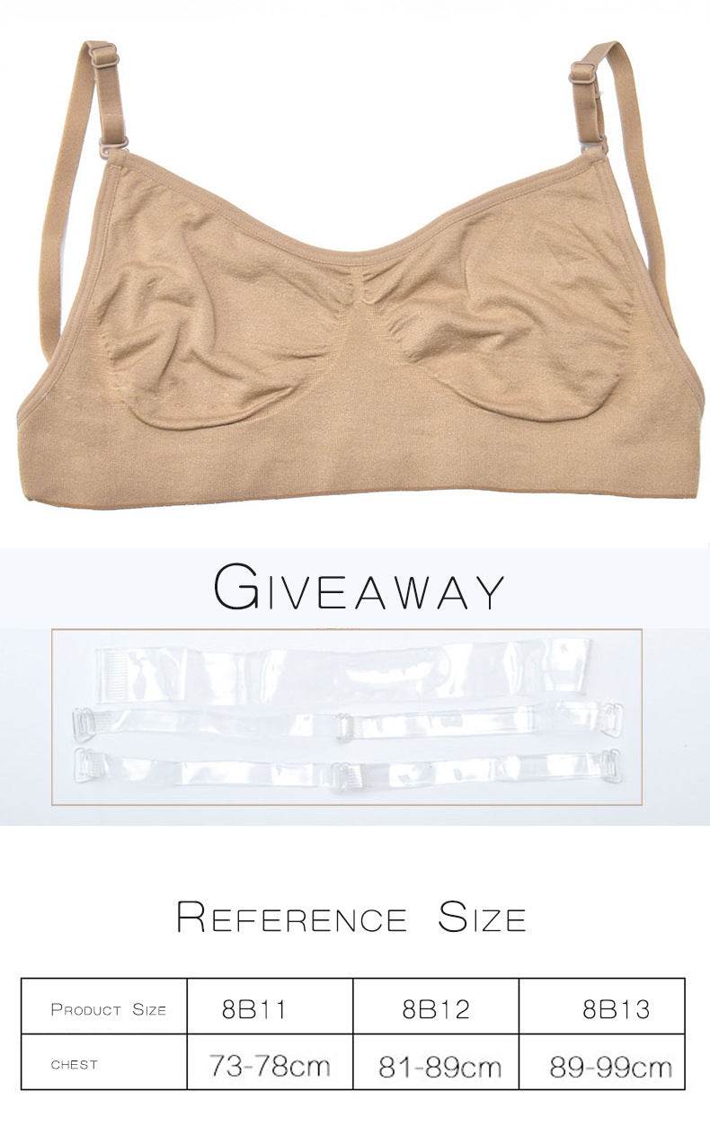 Dance Special Underwear Invisible Spaghetti Strap Bra Tights Bottoming Shirt - Mubimart
