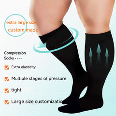 Women's Large Over-the-knee Calf Socks - Mubimart -  