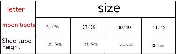 Ski Space Boots Fashion Round Toe Mid-calf Women - Mubimart