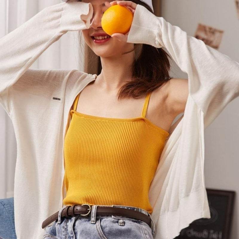 Women's camisole undershirt with camisole - Mubimart