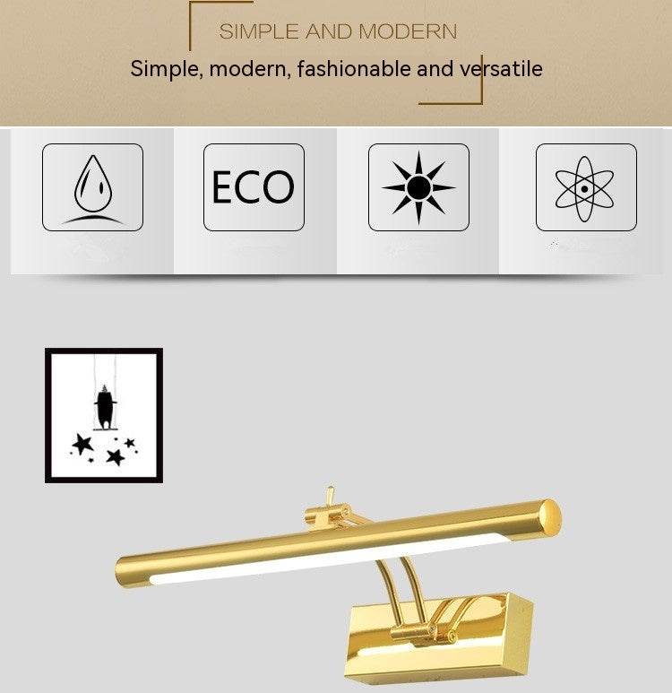 Bathroom Cabinet Waterproof LED Makeup Light - Mubimart