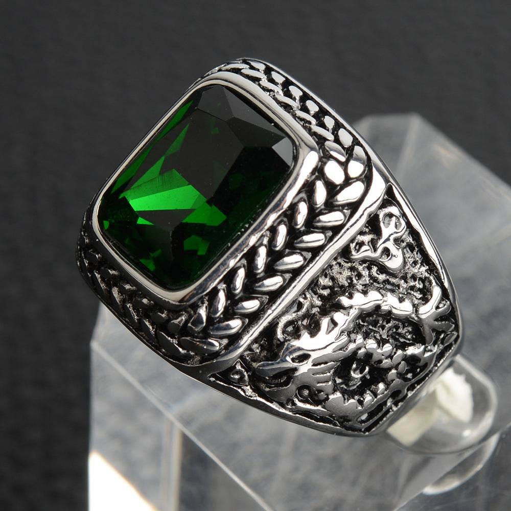 Titanium steel ring for men - Mubimart