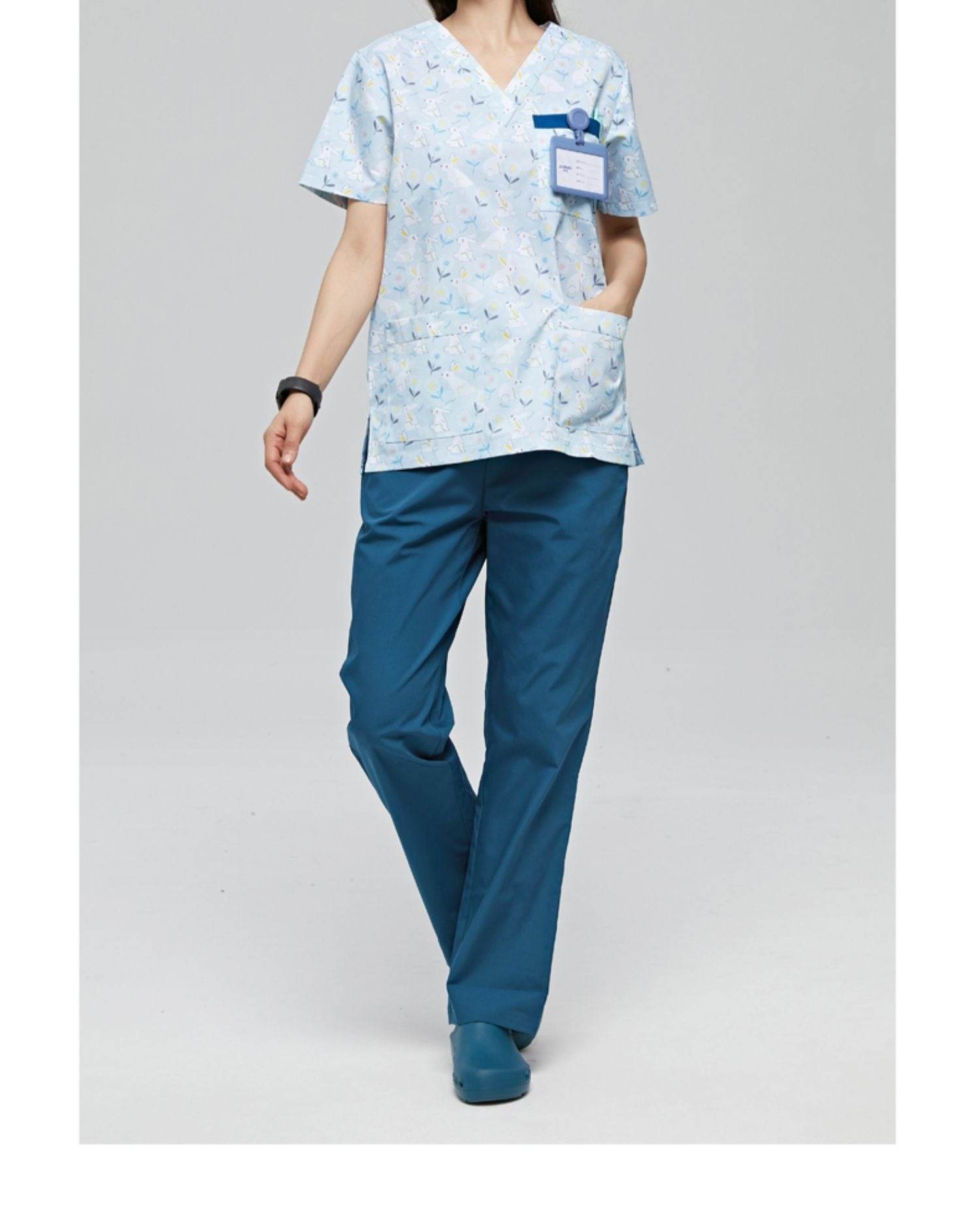 Dental Clinic Printed Work Clothes - Mubimart