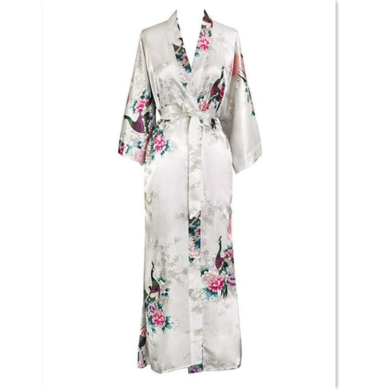 Ladies Homewear Silk Nightgown - Mubimart -  