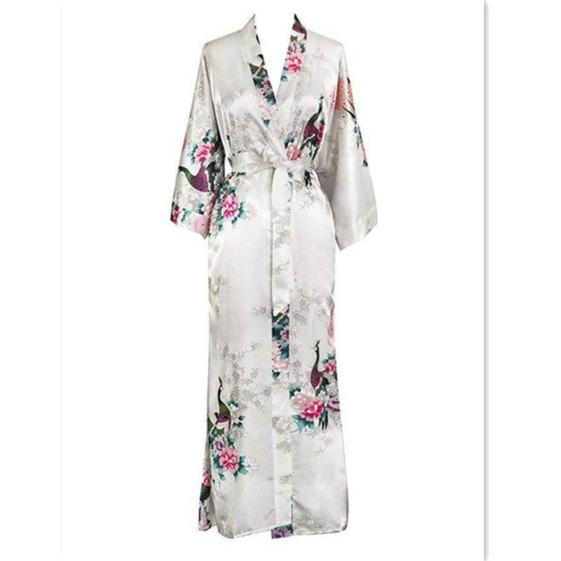 Ladies Homewear Silk Nightgown - Mubimart