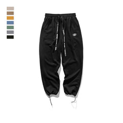 Men's drawstring knit stretch sweatpants