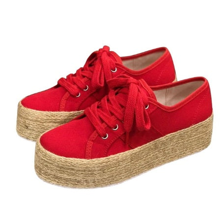 Espadrilles van canvas