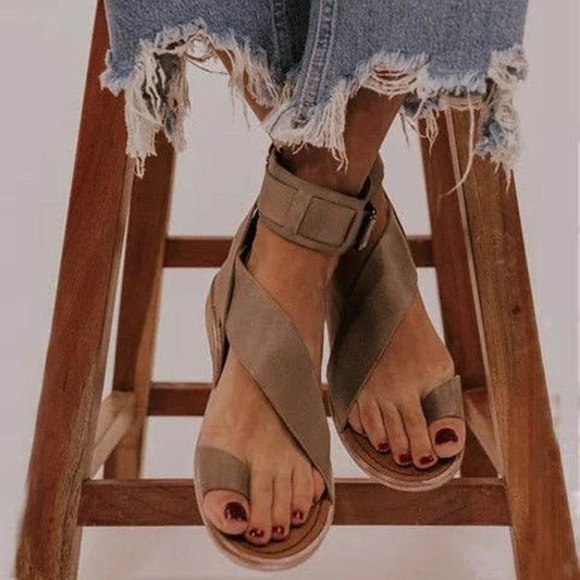 Flat Roman women sandals - Mubimart