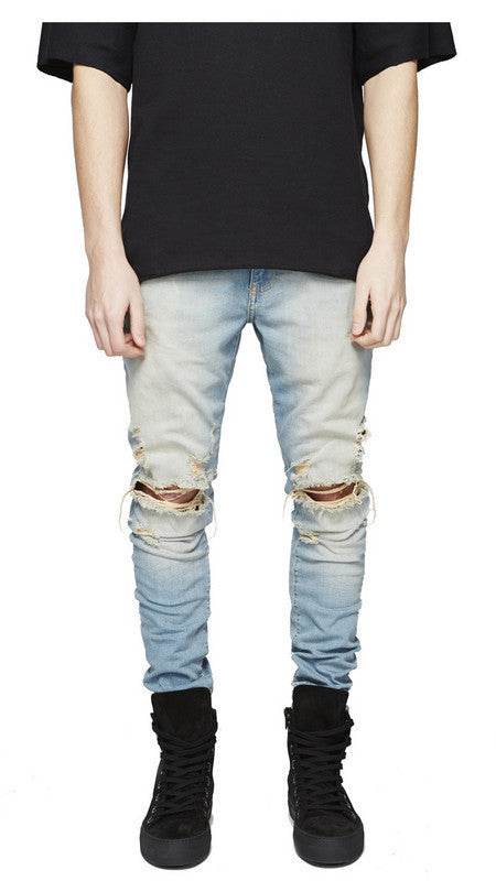 Men's ripped jeans - Mubimart