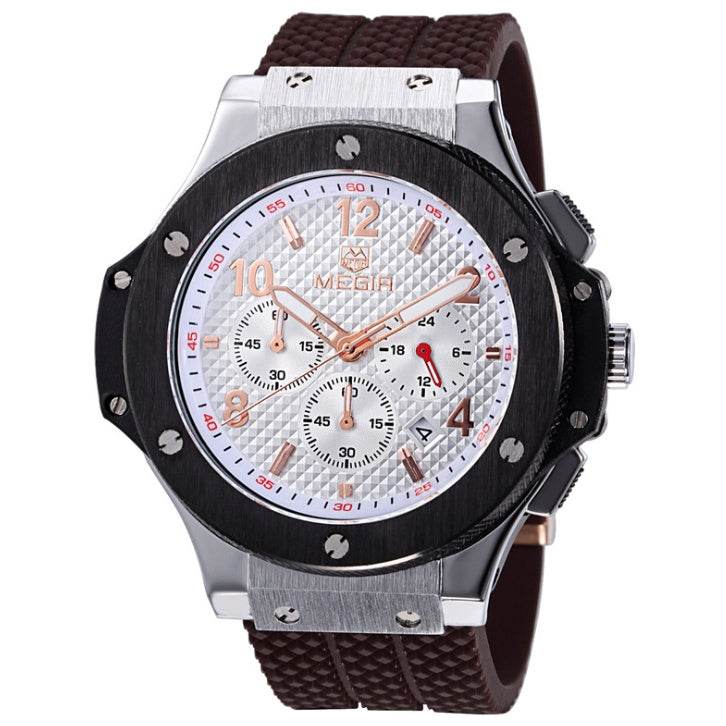 Watches Men Luxury Quartz Wrist Watch Male Sports Military Chronograph Watches - Mubimart