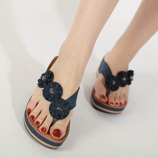 Ladies wedge sandals - Mubimart