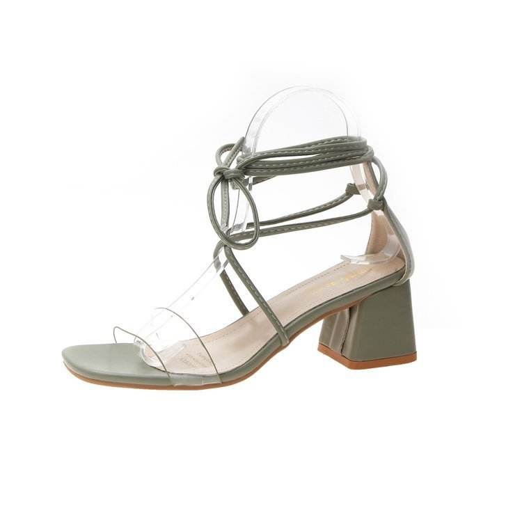 Strappy Heel Sandals - Mubimart
