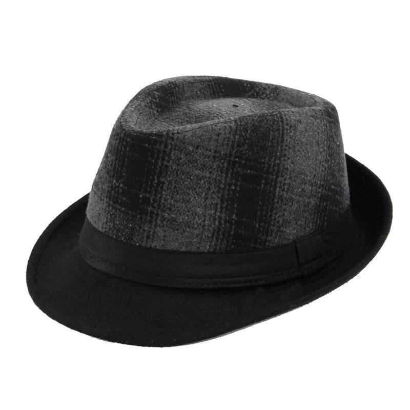 Fedora Hat Jazz Style Bowler Hat for men 58cm - Mubimart