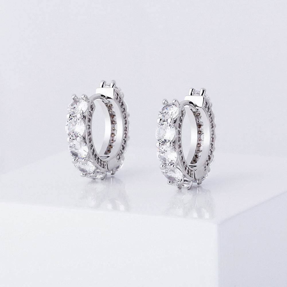 New Huggie hoop earrings - Mubimart