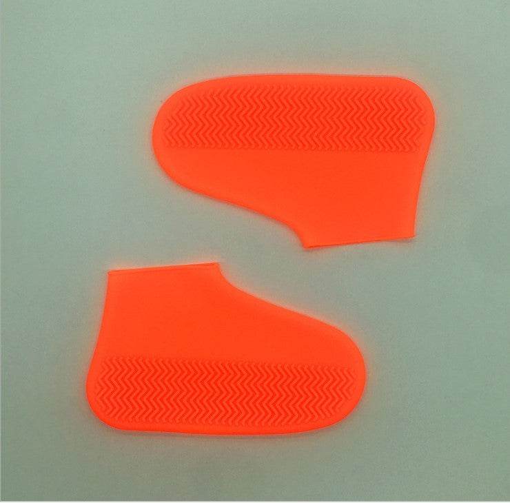 Men and women hiking slip wearable easy to carry silicone rain boots - Mubimart