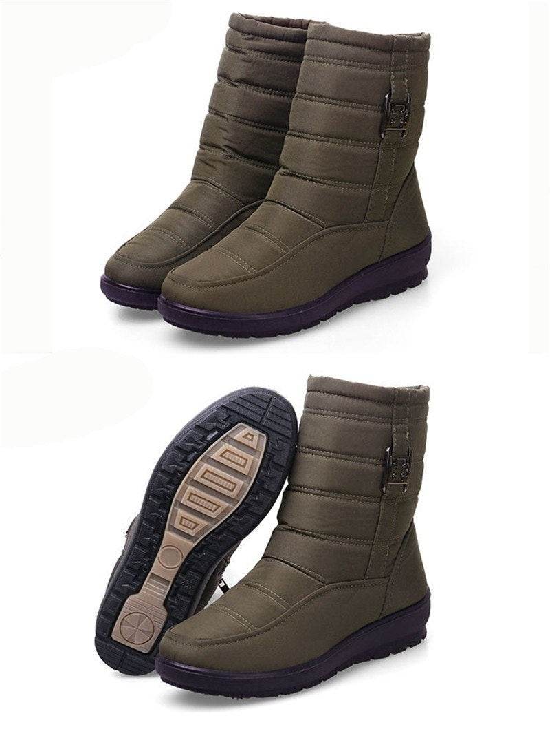 Antiskid Waterproof Women Fashion Boots - Mubimart