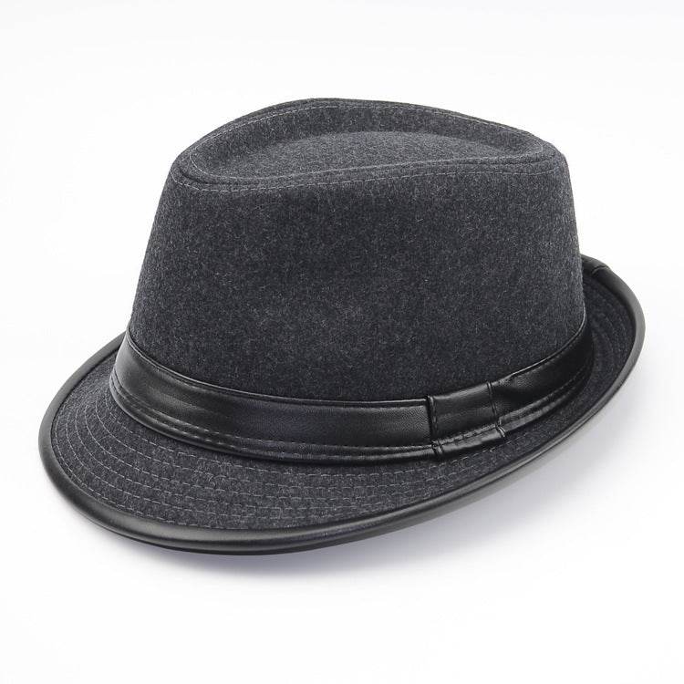 Fedora Hat Jazz Style Bowler Hat for men 58cm - Mubimart