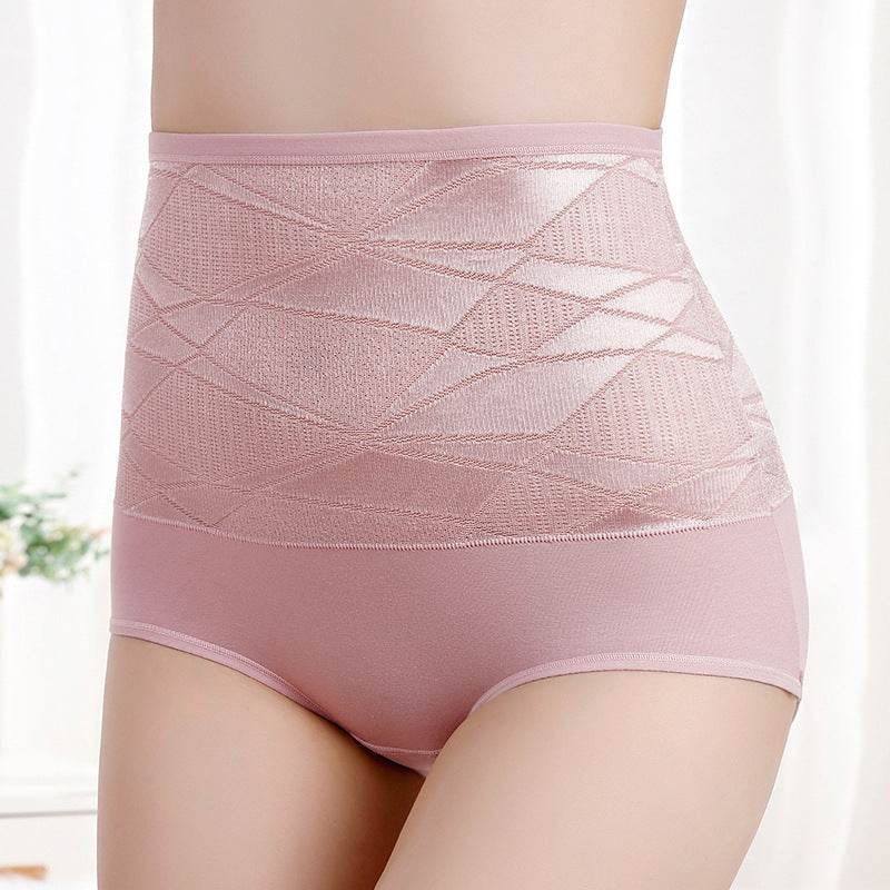 High waist jacquard panties - Mubimart