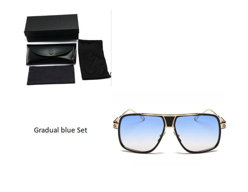 Sunglasses Men Brand Designer Sun Glasses Driving Oculos De Sol Masculino Grandmaster Square Sunglass - Mubimart