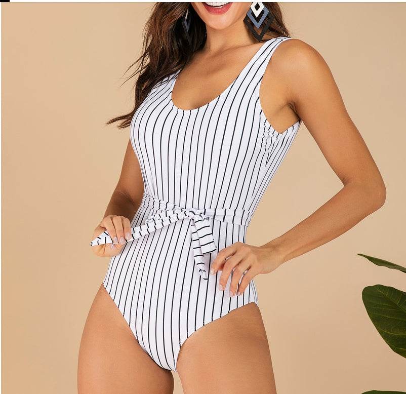 Printed bikini bodysuit - Mubimart