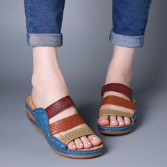 European and American Wedge Heel Sandals