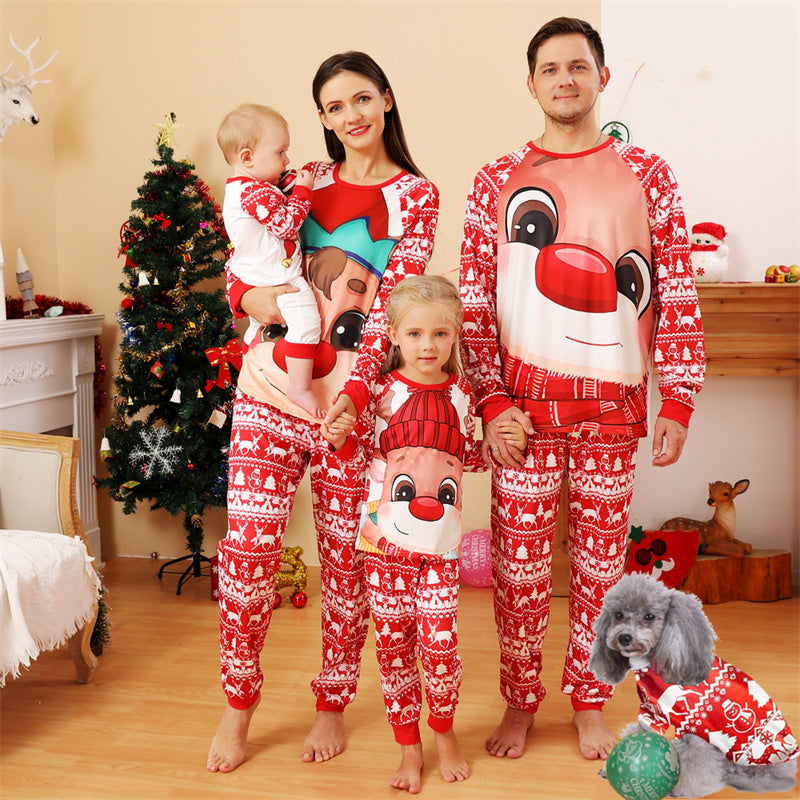 Men's Fawn Christmas Pajama Set - Mubimart -  