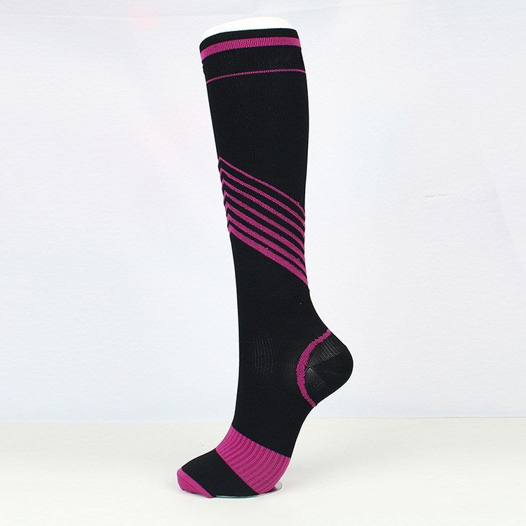 Long tube twill compression socks - Mubimart - Compression socks 