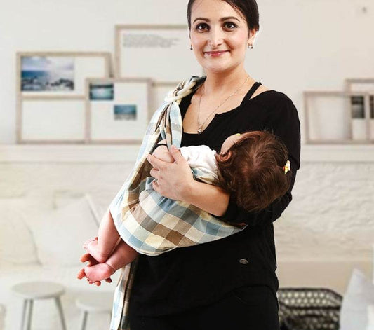 Baby sling solid color baby carrier - Mubimart