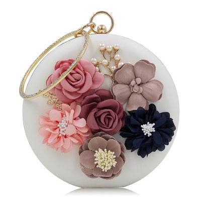Gorgeous Round Clutches - RED - Mubimart