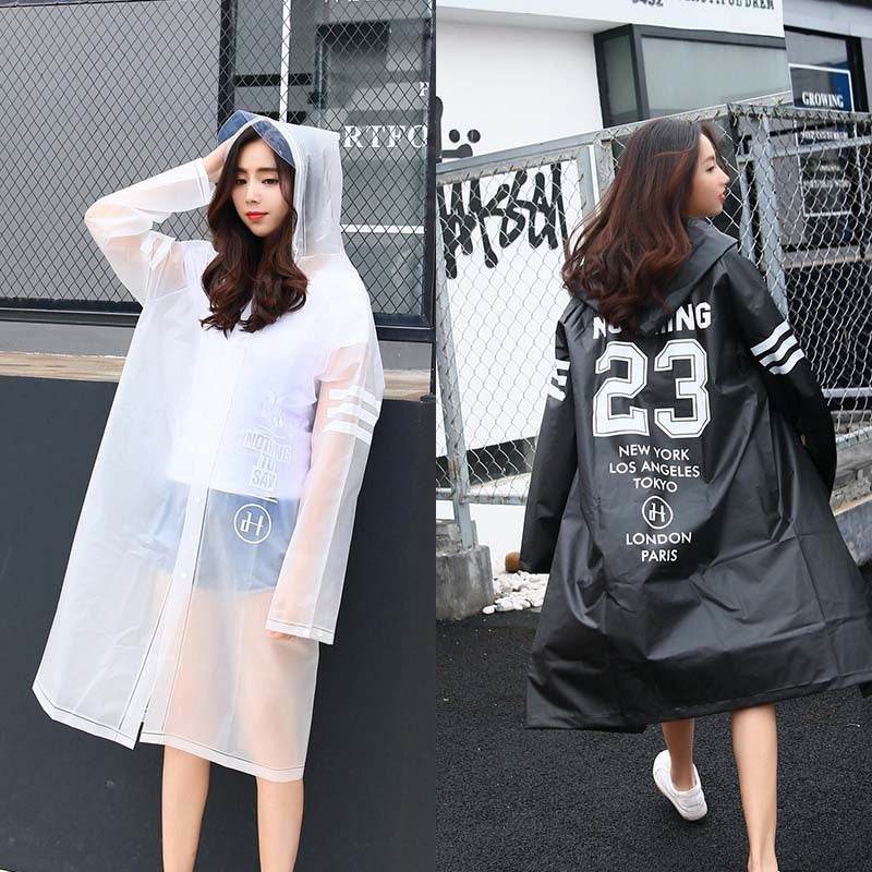 Transparent EVA raincoat - Mubimart