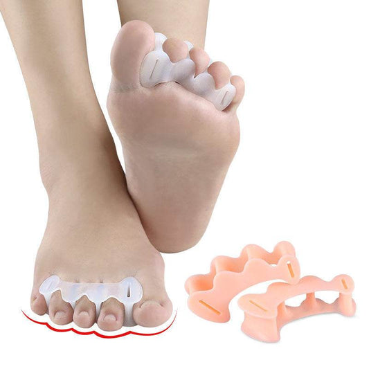 Three-hole Silicone Hallux Valgus Toe Separator Brace - Mubimart