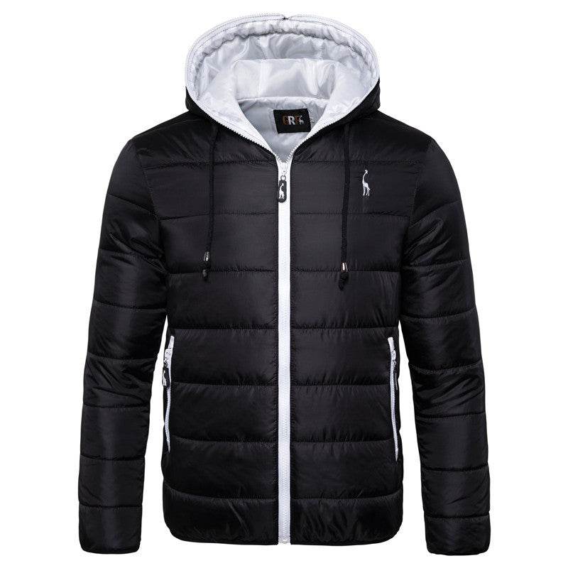 Pure color coat jacket cotton coat - Mubimart