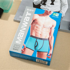 Two boxed men's boxers