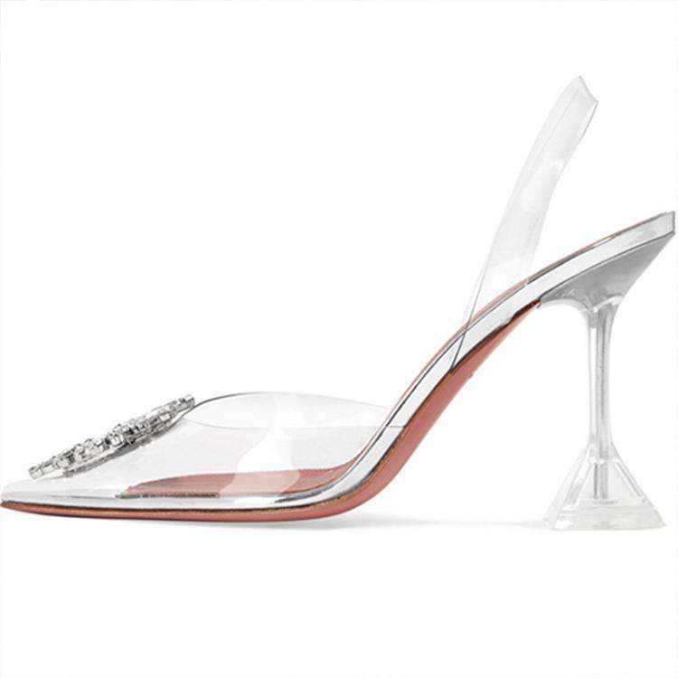 Transparent high heels - Mubimart
