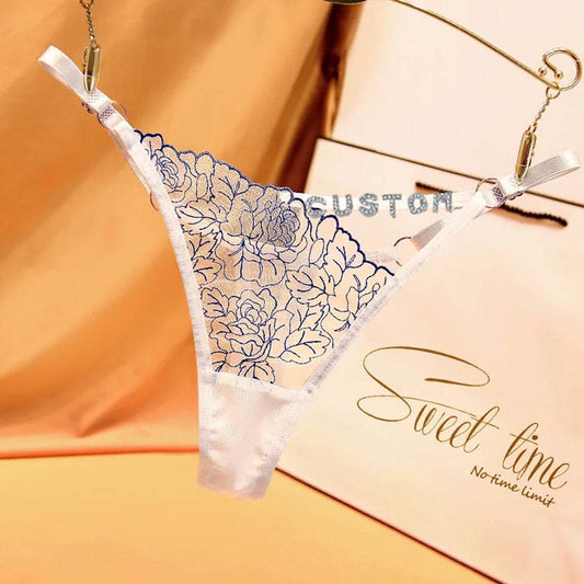Women's Fashion Casual Letter Thong - Mubimart