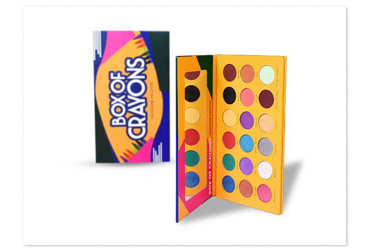 18 Color Diary Eyeshadow Pearly Matte Burst Eyeshadow - Mubimart